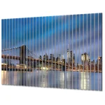 Szklane lamele Brooklyn Bridge