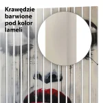Lamele dekoracyjne Zamknięte spojrzenie - Kobiecy elegancki portret - obrazek 6