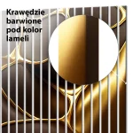 Lamele dekoracyjne 3D Złota abstrakcja — Czyste złoto - obrazek 5