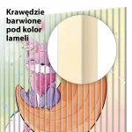 Lamele dekoracyjne Lisek z kwiatowym wianuszkiem - obrazek 5