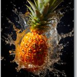 Szklany obraz Owoce Ananas Do kuchni