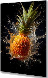 Szklany obraz Owoce Ananas Do kuchni