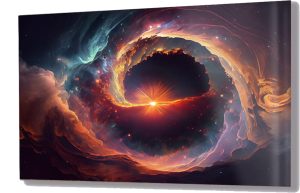 Szklany obraz Kosmos Wszechświat Planety Niebo