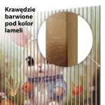 Lamele dekoracyjne Uroczy króliczek w ogrodzie - obrazek 5