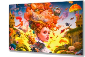 Szklany obraz Psychodeliczny Kraina czarów