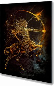 Szklany obraz Znak Zodiaku Strzelec Sagittarius