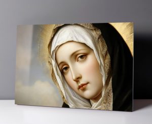 Szklany obraz Najświętszej Maryi Panny - obrazek 3