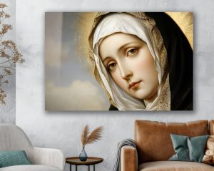 Szklany obraz Najświętszej Maryi Panny - obrazek 4