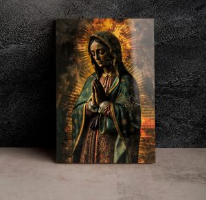 Szklany obraz Matka Boża modląca się - obrazek 3