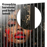 Lamele dekoracyjne Czerwona ekspresja - obrazek 4