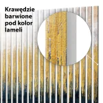 Lamele dekoracyjne Czerń i złoto – Nowoczesna abstrakcja - obrazek 7