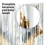 Lamele dekoracyjne Złota mgła – Abstrakcyjny blask - obrazek 7
