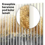 Lamele dekoracyjne Złoty las – abstrakcja na ścianę - obrazek 7