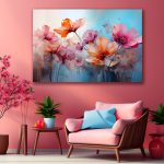 Szklany obraz Kwiaty Róż Pastel - obrazek 5