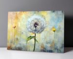 Szklany obraz Dmuchawce Kwiaty Pastel - obrazek 5