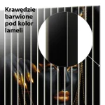 Lamele dekoracyjne Złota biżuteria na czarnym - obrazek 4