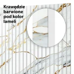 Lamele dekoracyjne Biały marmur – Delikatne szare żyłkowanie - obrazek 8