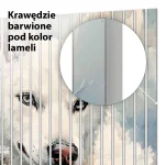 Lamele dekoracyjne Biały wilk - obrazek 4