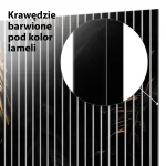 Lamele dekoracyjne Białe kwiaty na szarym tle – Delikatny motyw - obrazek 7