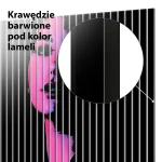Lamele dekoracyjne Hipnotyzująca dama w blasku neonów - obrazek 5