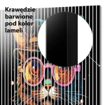 Lamele dekoracyjne Stylowy kot w okularach - obrazek 5