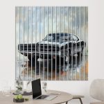 Lamele dekoracyjne Klasyczny Muscle Car - obrazek 2