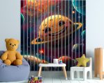 Lamele dekoracyjne Uśmiechnięty Saturn - obrazek 3