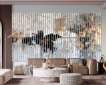 Lamele dekoracyjne Abstrakcyjna elegancja - obrazek 3