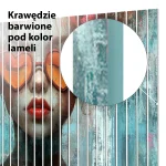 Lamele dekoracyjne Kobieta w okularach – Portret Pop Art - obrazek 11