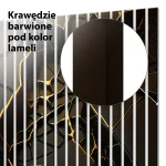 Lamele dekoracyjne Czarny kamień – Złoty płomień pęknięć - obrazek 6