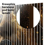 Lamele dekoracyjne Złoto i cień – Portret w złotym pyle - obrazek 7