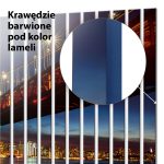 Lamele dekoracyjne Futurystyczna metropolia – Surrealistyczny zachód słońca - obrazek 7