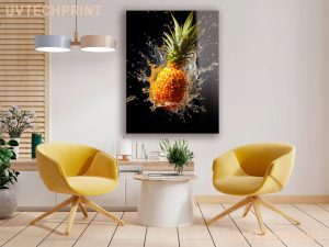 Szklany obraz Owoce Ananas Do kuchni - obrazek 4