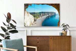Szklany obraz Morze Ocean Plaża Skały Natura - obrazek 4