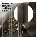 Lamele szklane Czarno-złota mozaika 3D - obrazek 5