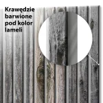 Szklane lamele Drewniane Deski - Szara Fakruta - obrazek 5