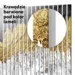 Lamele dekoracyjne Złoty horyzont na czarnym kamieniu - obrazek 7