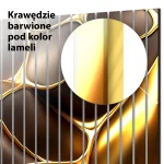Lamele szklane Premium – Złote Komórki 3D - obrazek 5
