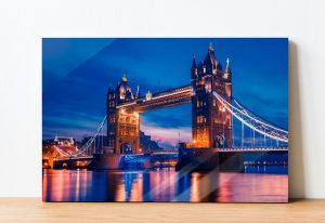 Szklany obraz Tower Bridge Londyn Tamiza Miasto - obrazek 2