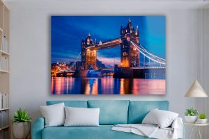 Szklany obraz Tower Bridge Londyn Tamiza Miasto - obrazek 4