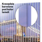 Lamele dekoracyjne Futurystyczna metropolia – Surrealistyczny zachód słońca - obrazek 3