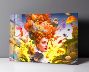 Szklany obraz Psychodeliczny Kraina czarów - obrazek 3