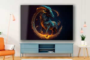 Szklany obraz Znak Zodiaku Koziorożec Capricorn - obrazek 4