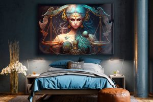 Szklany obraz Znaki Zodiaku Waga Libra - obrazek 5