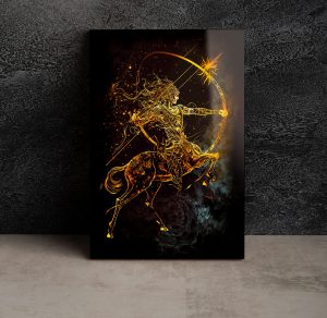 Szklany obraz Znak Zodiaku Strzelec Sagittarius - obrazek 3