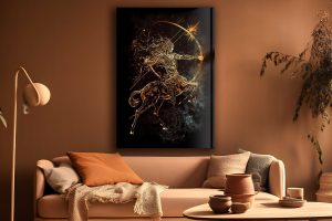 Szklany obraz Znak Zodiaku Strzelec Sagittarius - obrazek 5
