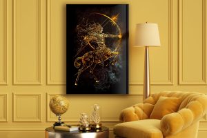 Szklany obraz Znak Zodiaku Strzelec Sagittarius - obrazek 6