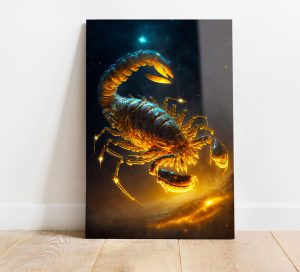 Szklany obraz Znaki Zodiaku Skorpion Scorpio - obrazek 2