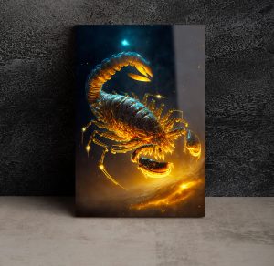 Szklany obraz Znaki Zodiaku Skorpion Scorpio - obrazek 3
