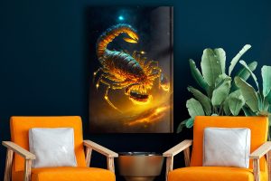 Szklany obraz Znaki Zodiaku Skorpion Scorpio - obrazek 5